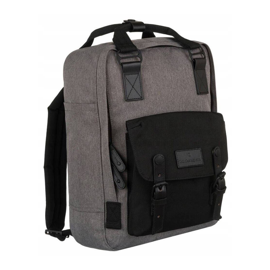 Rucsac fashion LuluCastagnette, compartiment laptop 14", impermeabil, negru