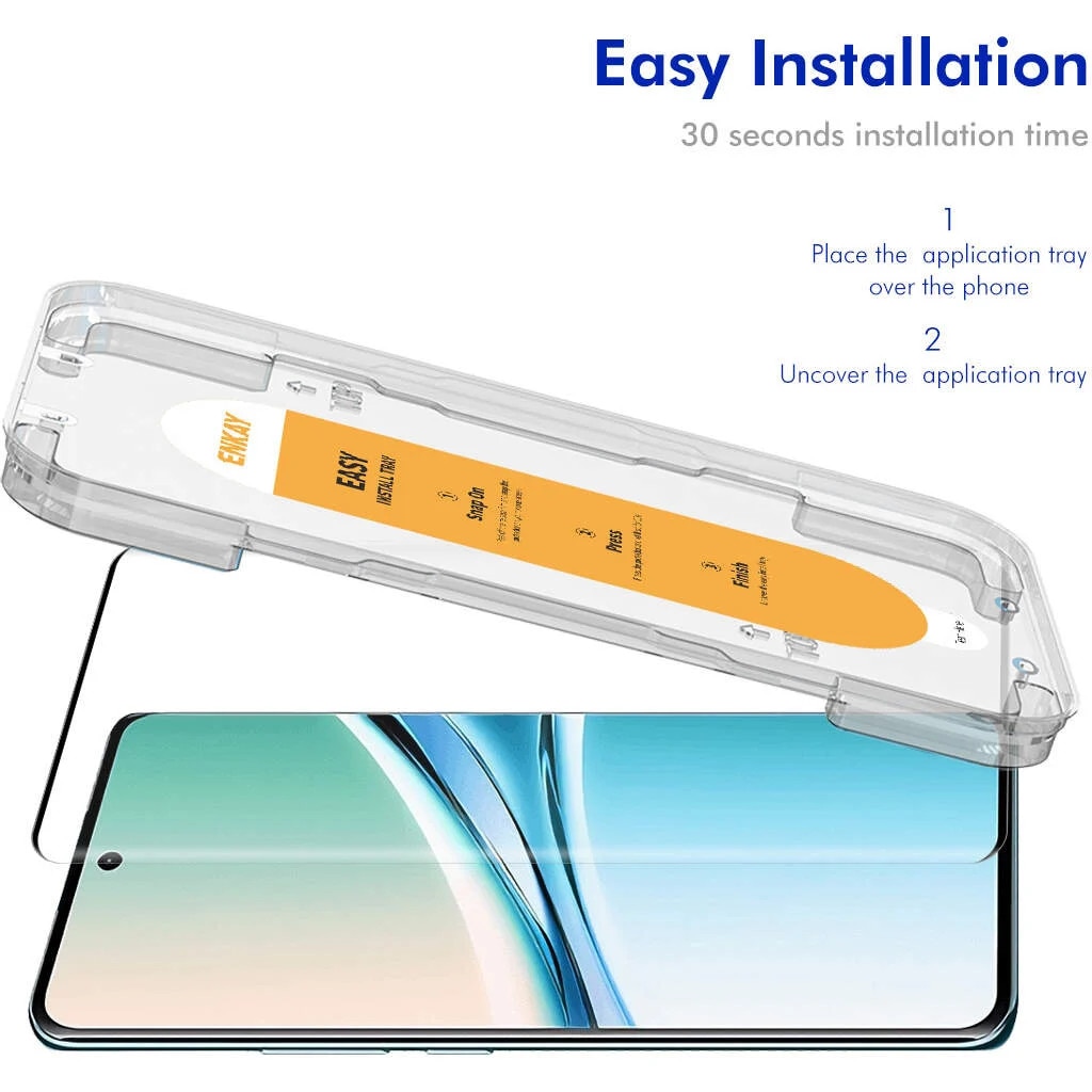 Sticla securizata compatibila cu IPhone 16 Plus, autoaplicare, 3D