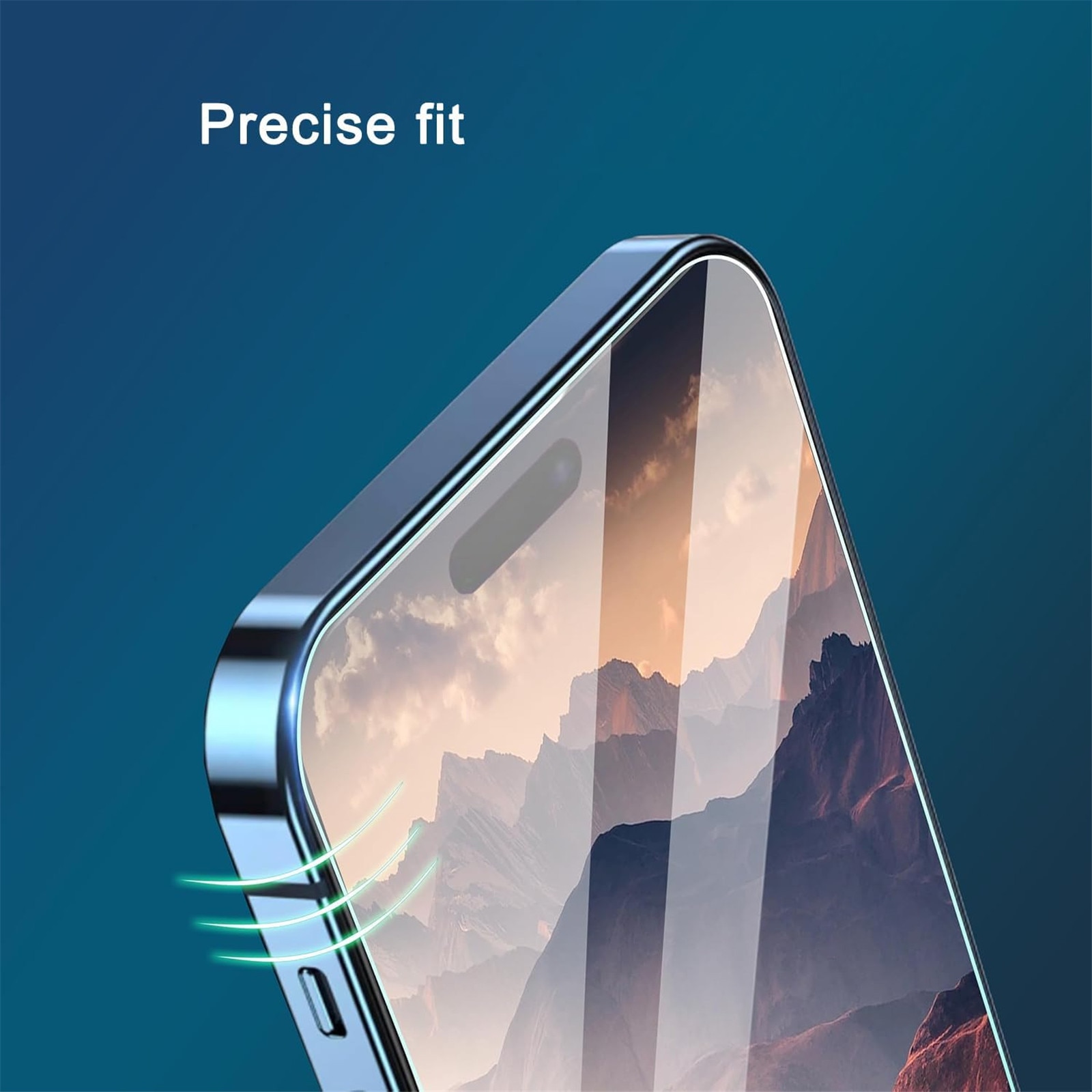 Folie protectie pentru iPhone 17e, UFOTSAM, set 2 buc, sticla securizata 9H, transparent, kit de instalare inclus