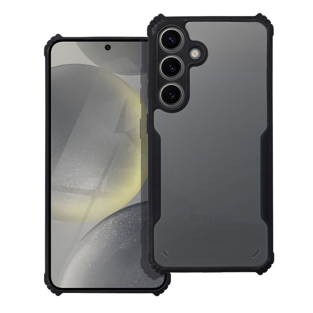 Husa Anti Drop pentru Xiaomi Redmi Note 13 Pro 4G Antisoc, Colturi intarite, negru transparent