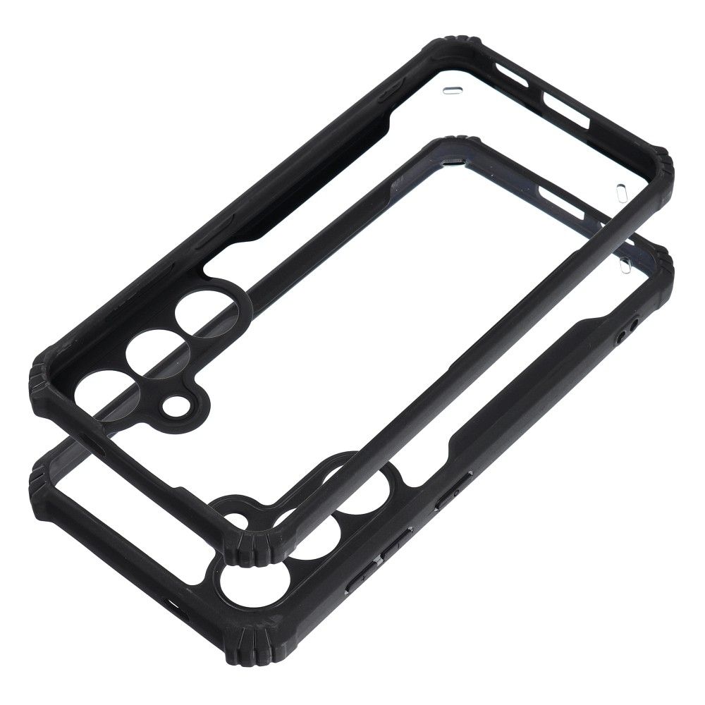 Husa Anti Drop pentru Xiaomi Redmi Note 13 Pro 4G Antisoc, Colturi intarite, negru transparent