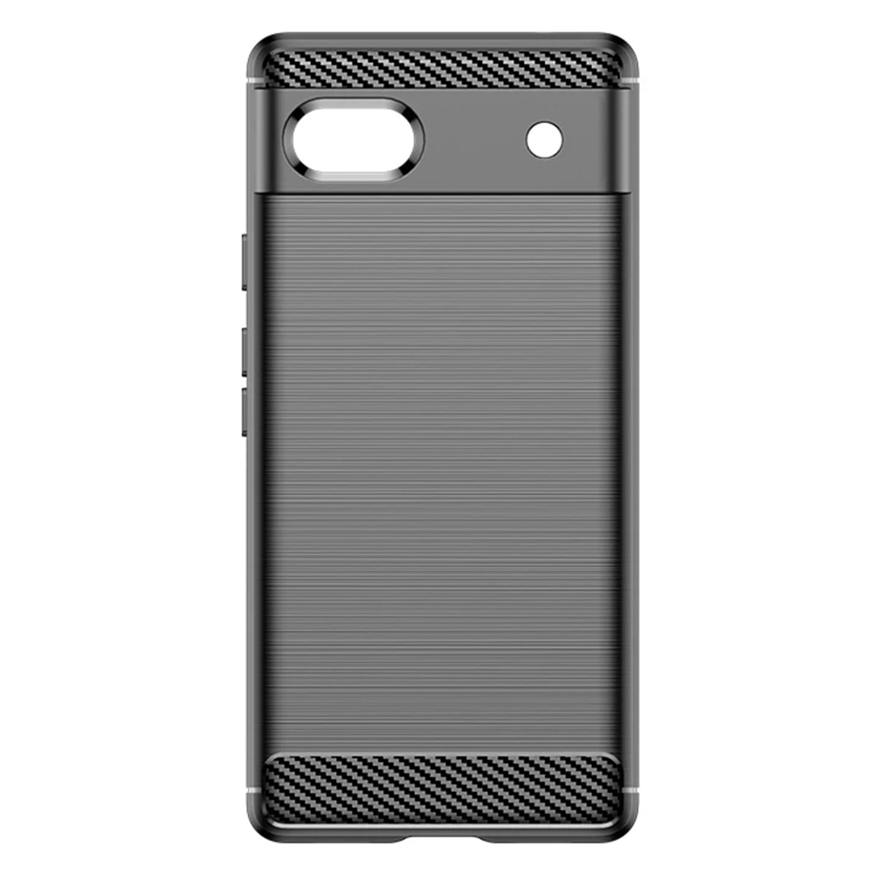 Husa telefon pentru Google Pixel 6A, TPU Carbon, Techsuit, negru