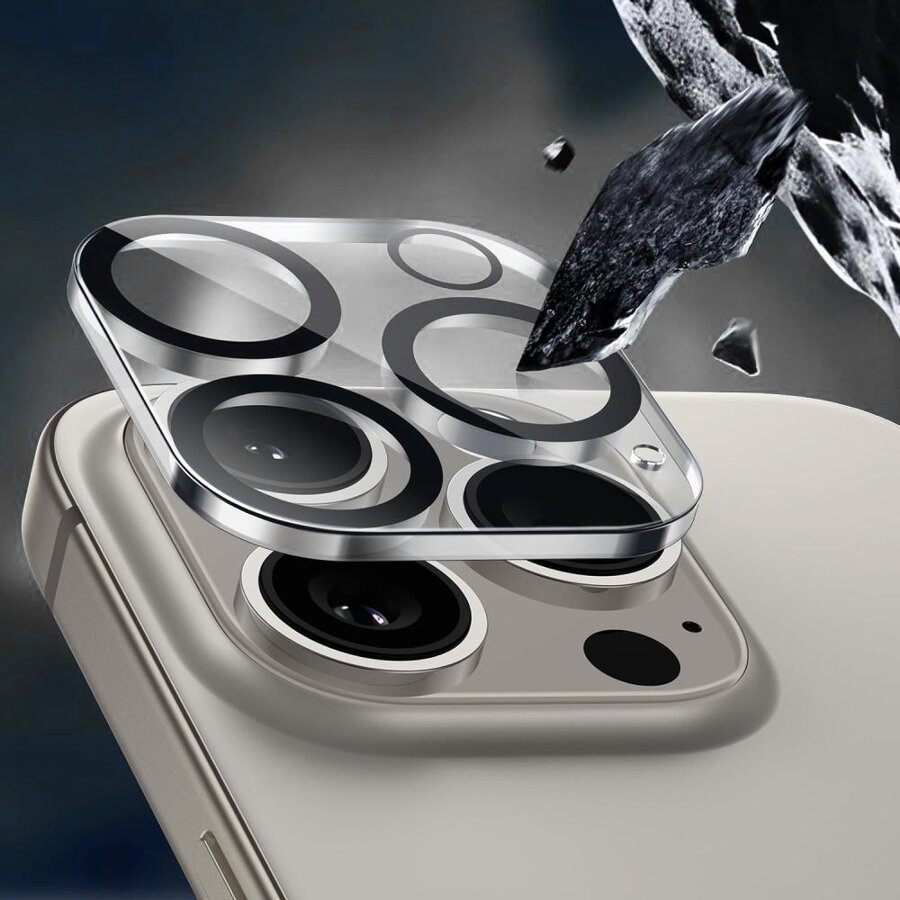 Folie sticla camera foto TECH-PROTECT Cam Fit+ compatibila cu iPhone 16e Clear