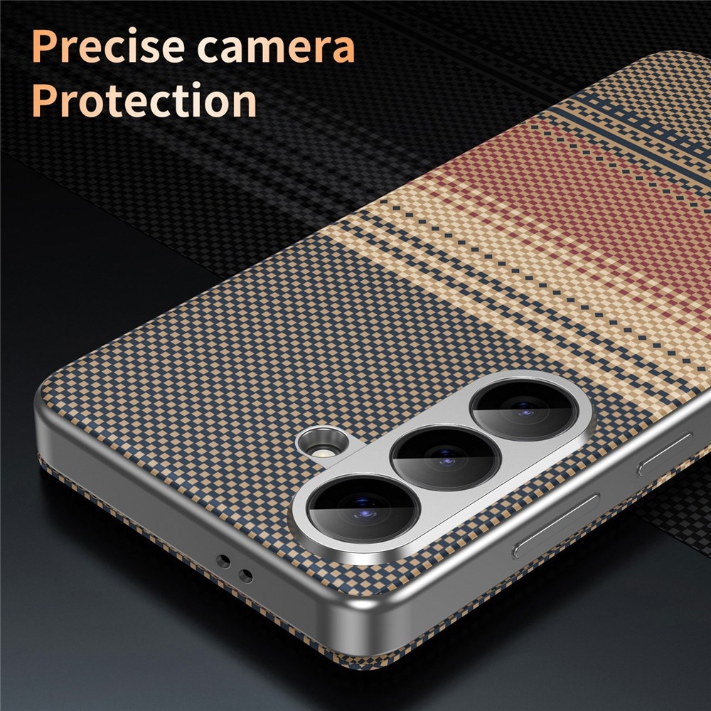 Husa pentru Samsung Galaxy A57 5G Smart View din piele, Model Gradient, Raspuns apel fara deschidere, Protectie 360°, Inchidere Magnetica, Protectie Camera, Protectie Sporita, Maro