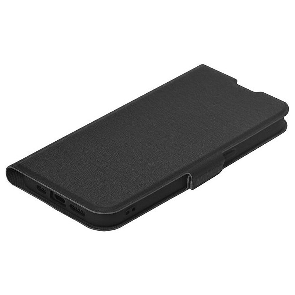 Husa carte, compatibila Samsung Galaxy A34 5G, Piele ecologica, Leather Flip Defense, Protectie fata-spate, Magnet lateral incorporat, Acoperire 360 de grade, Decupaj difuzor apeluri, Functie stand, Negru