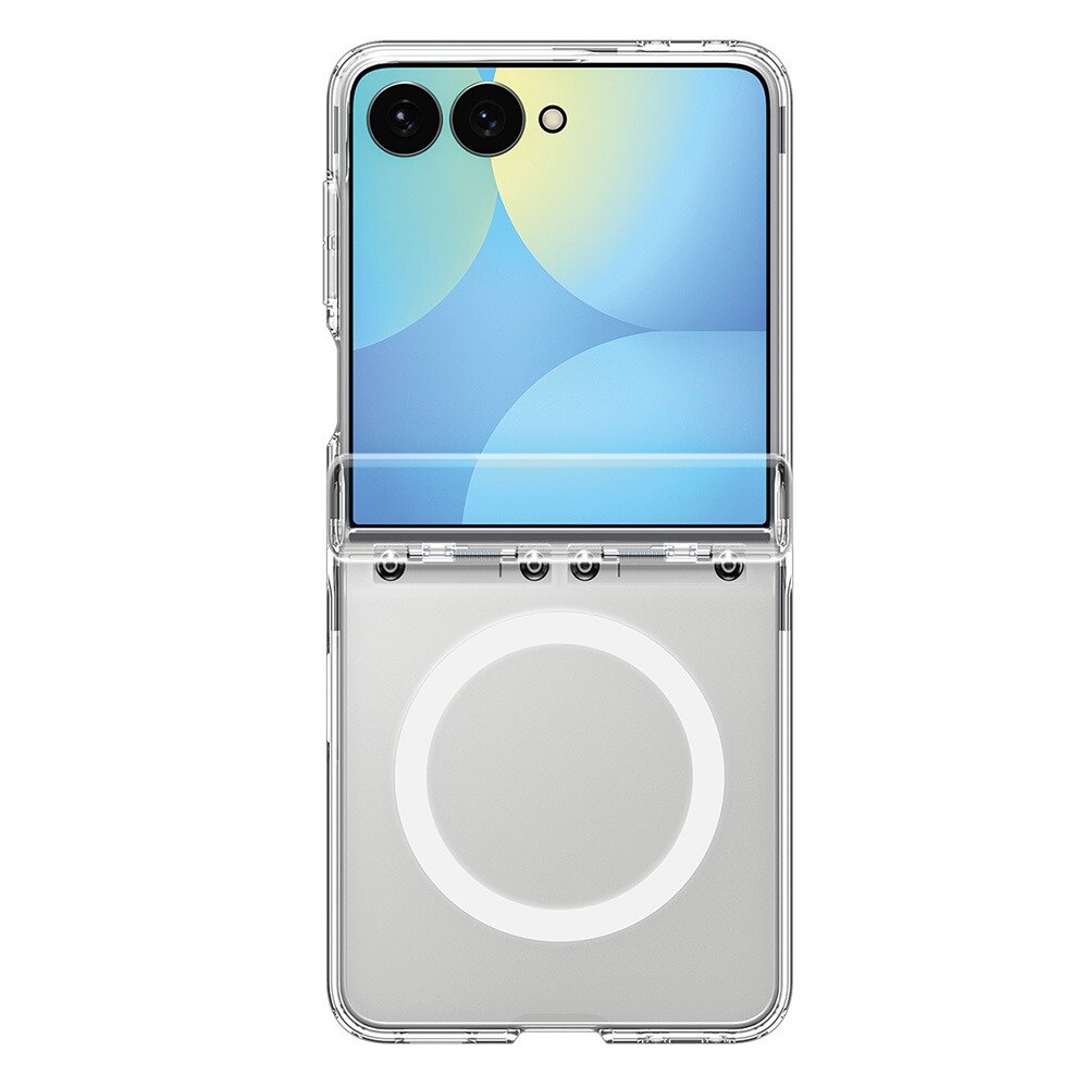 Husa pentru Samsung Galaxy Z Flip 8 Spigen Ultra Hybrid Pro MagSafe, Incarcare wireless, Calitate Premium, Transparent