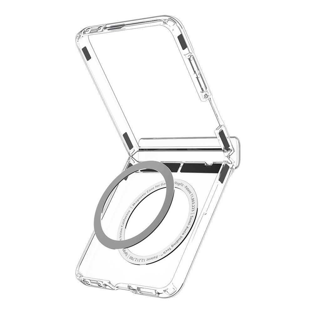 Husa pentru Samsung Galaxy Z Flip 8 Spigen Ultra Hybrid Pro MagSafe, Incarcare wireless, Calitate Premium, Transparent