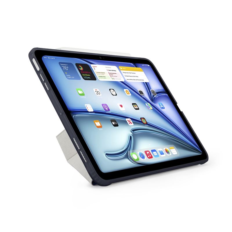 Husa Pipetto Origami No1 compatibila cu iPad Air 6 13 inch Dark Blue