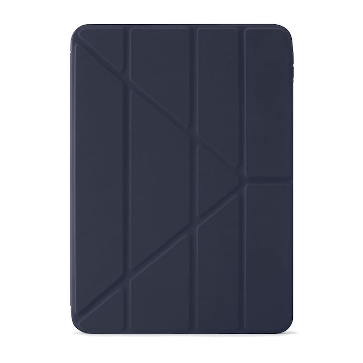 Husa Pipetto Origami No1 compatibila cu iPad Air 6 13 inch Dark Blue