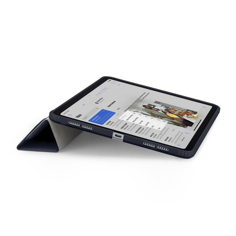 Husa Pipetto Origami No1 compatibila cu iPad Air 6 13 inch Dark Blue