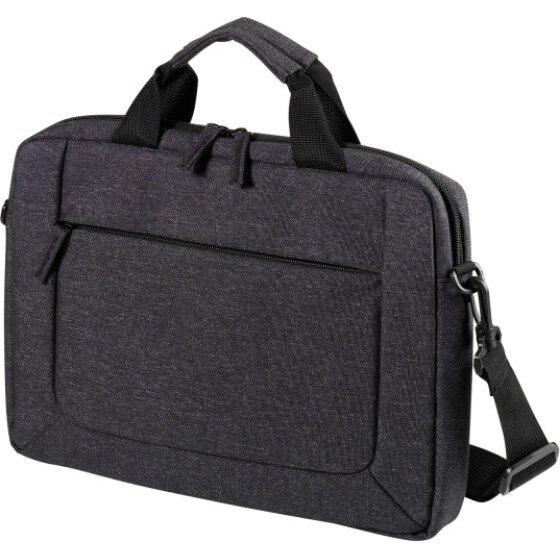 Geanta laptop Vivanco, 15.6 inch, nylon durabil, compartiment captusit, curea umar ajustabila, neagra, 43x37.5x5cm