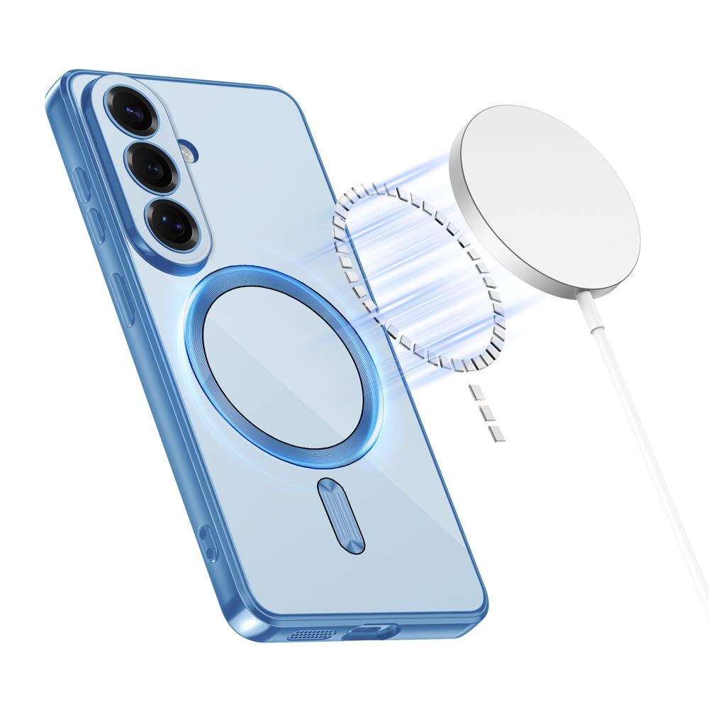 Carcasa Tech-Protect MagFlex cu MagSafe compatibila cu Samsung Galaxy S26, Albastru
