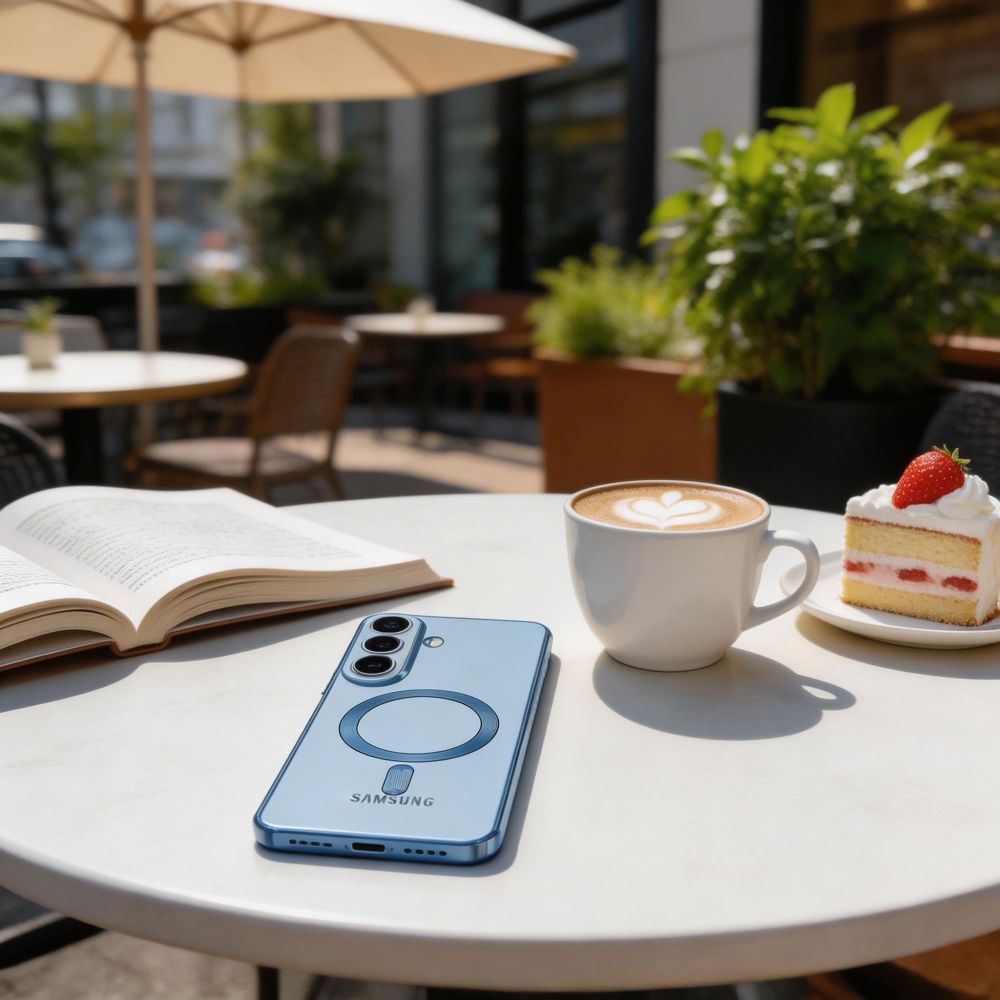Carcasa Tech-Protect MagFlex cu MagSafe compatibila cu Samsung Galaxy S26, Albastru