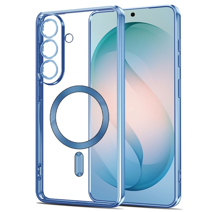 Carcasa Tech-Protect MagFlex cu MagSafe compatibila cu Samsung Galaxy S26, Albastru