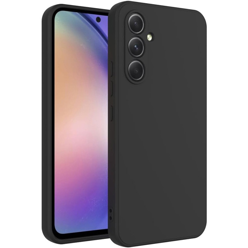 Husa pentru Samsung Galaxy A54 OEMG®, silicon lichid, Calitate Premium, Interior din Microfibra, Protectie Sporita, Antisoc, Negru