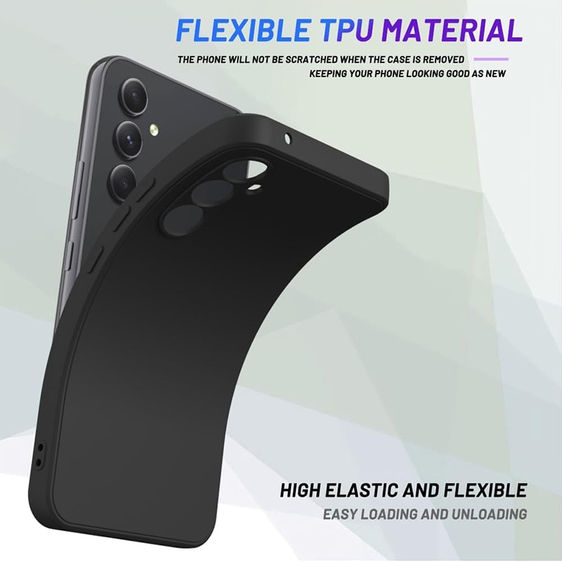 Husa pentru Samsung Galaxy A54 OEMG®, silicon lichid, Calitate Premium, Interior din Microfibra, Protectie Sporita, Antisoc, Negru