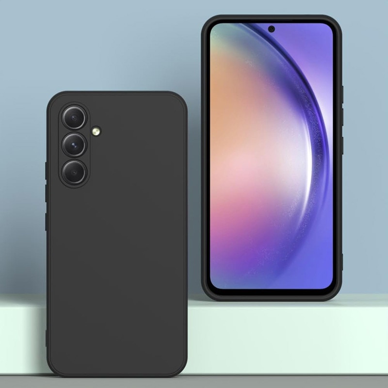 Husa pentru Samsung Galaxy A54 OEMG®, silicon lichid, Calitate Premium, Interior din Microfibra, Protectie Sporita, Antisoc, Negru