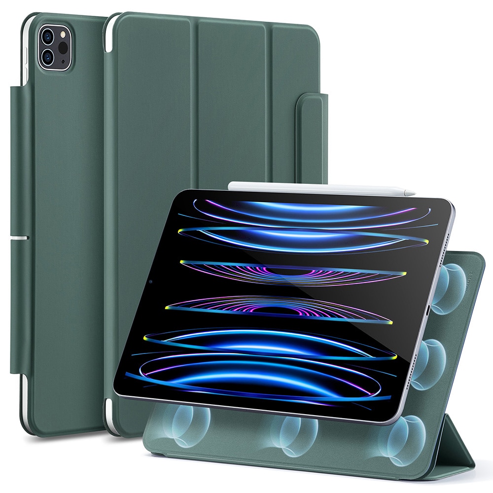 Husa de protectie tableta ESR, Rebound Magnetic compatibila cu Apple iPad Pro 11, 2018/2020/2021/2022, Verde
