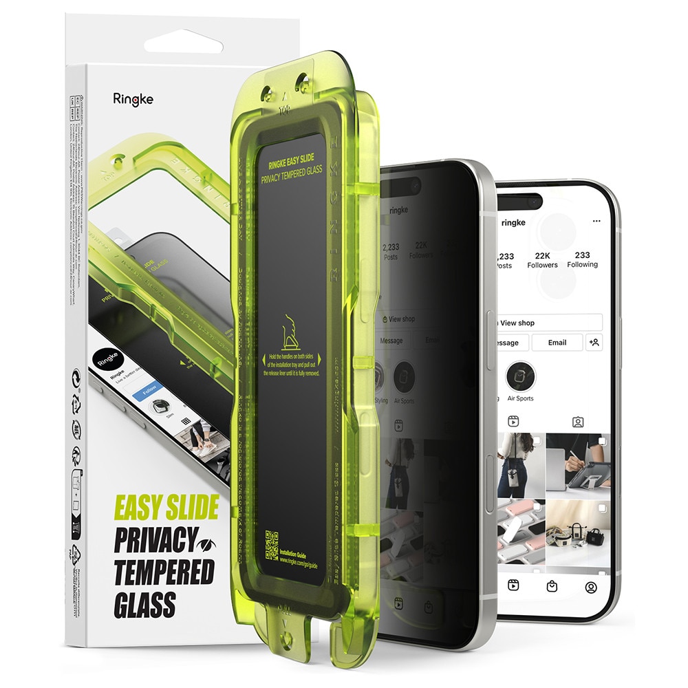 Folie pentru Apple iPhone 17 Pro, Full display, Sticla, Ringke, Privacy