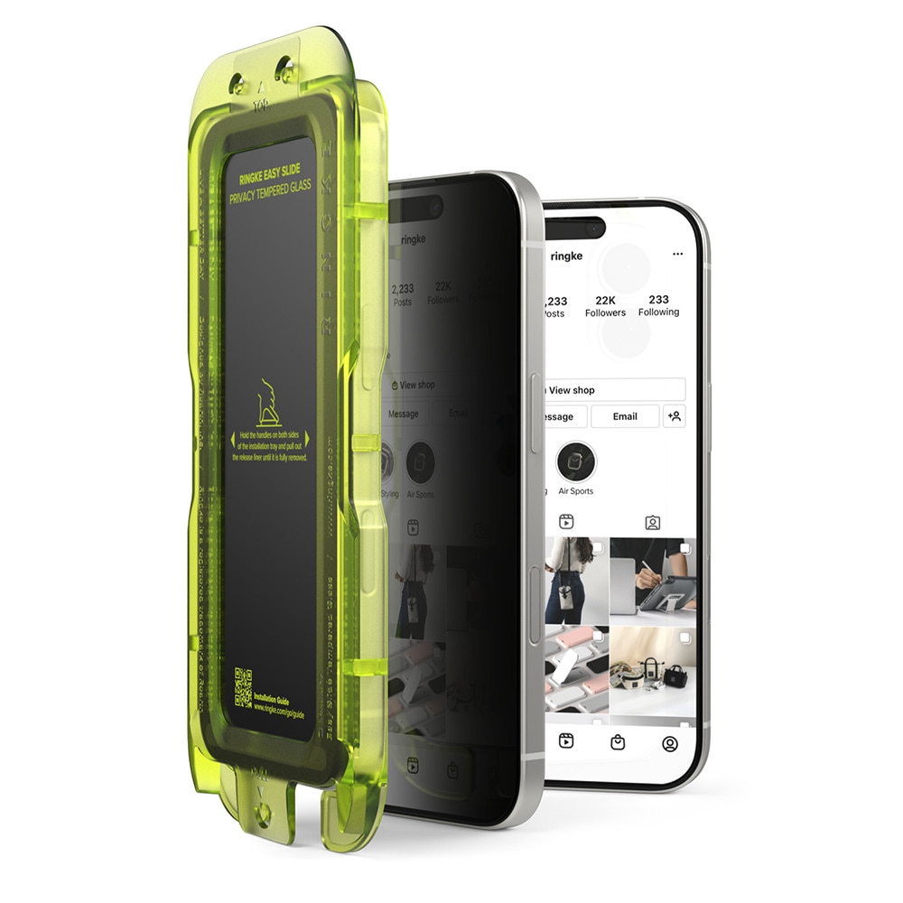 Folie pentru Apple iPhone 17 Pro, Full display, Sticla, Ringke, Privacy