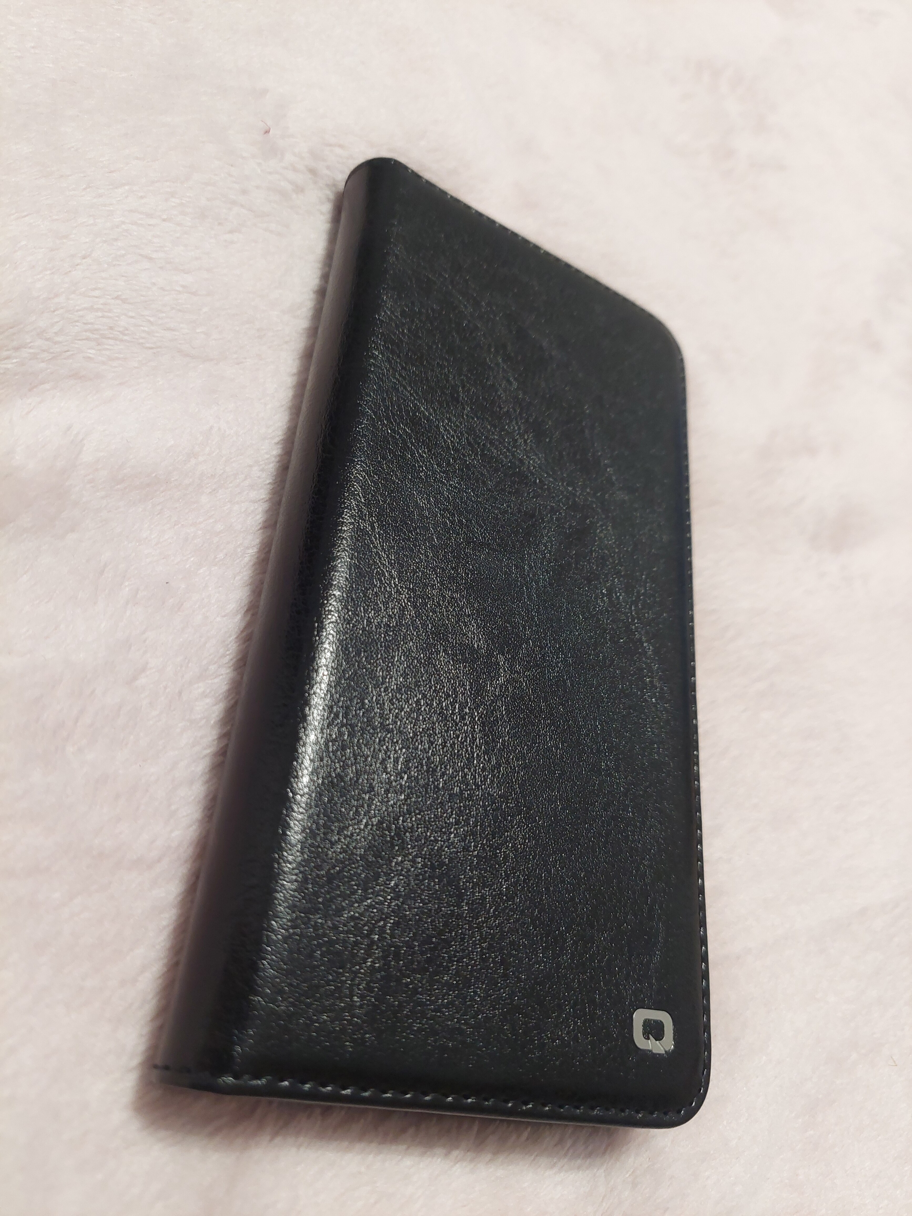 Husa pentru Samsung Galaxy S26 Ultra – piele naturala fina, tip carte, sloturi carduri si bani, functie stand, Qialino Classic Wallet, Maro - Espresso Brown