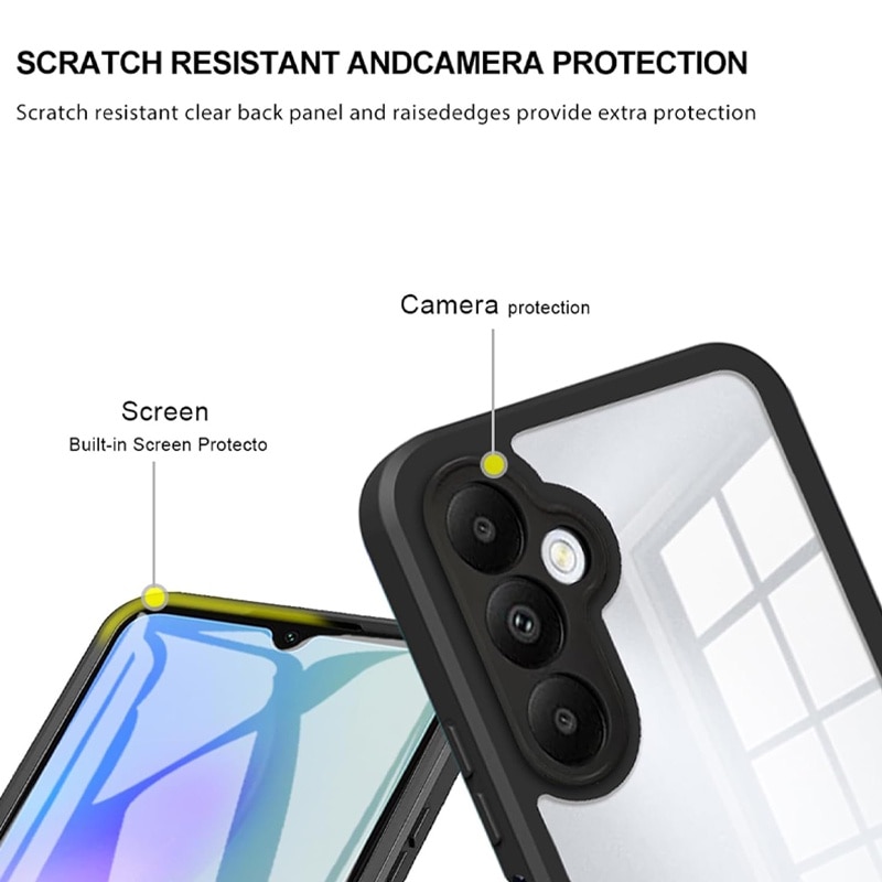 Husa Protectie Full Armor 360 pentru Samsung Galaxy S25/S24, Carcasa Fata + Spate, Protectie completa, Negru