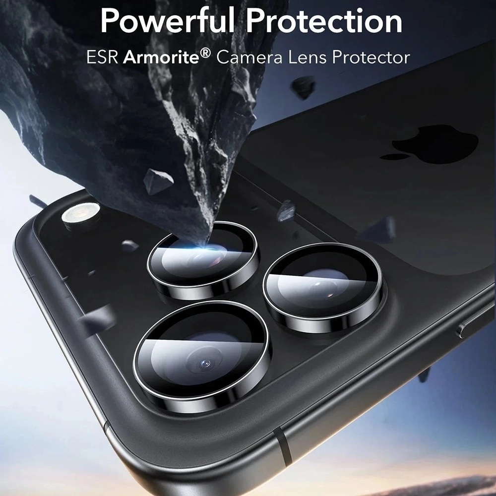 Folie Camera pentru iPhone 18 Pro / iPhone 18 Pro Max - ESR Armorite Camera Lens Protectors - Black