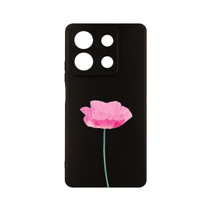 Husa BestCase® Slim SIlicon 0.8MM, Compatibila Cu Xiaomi Redmi Note 13 5G, Rose - Pastel Pink, Protectie Camera, Rezistenta la uzura, c-B 693