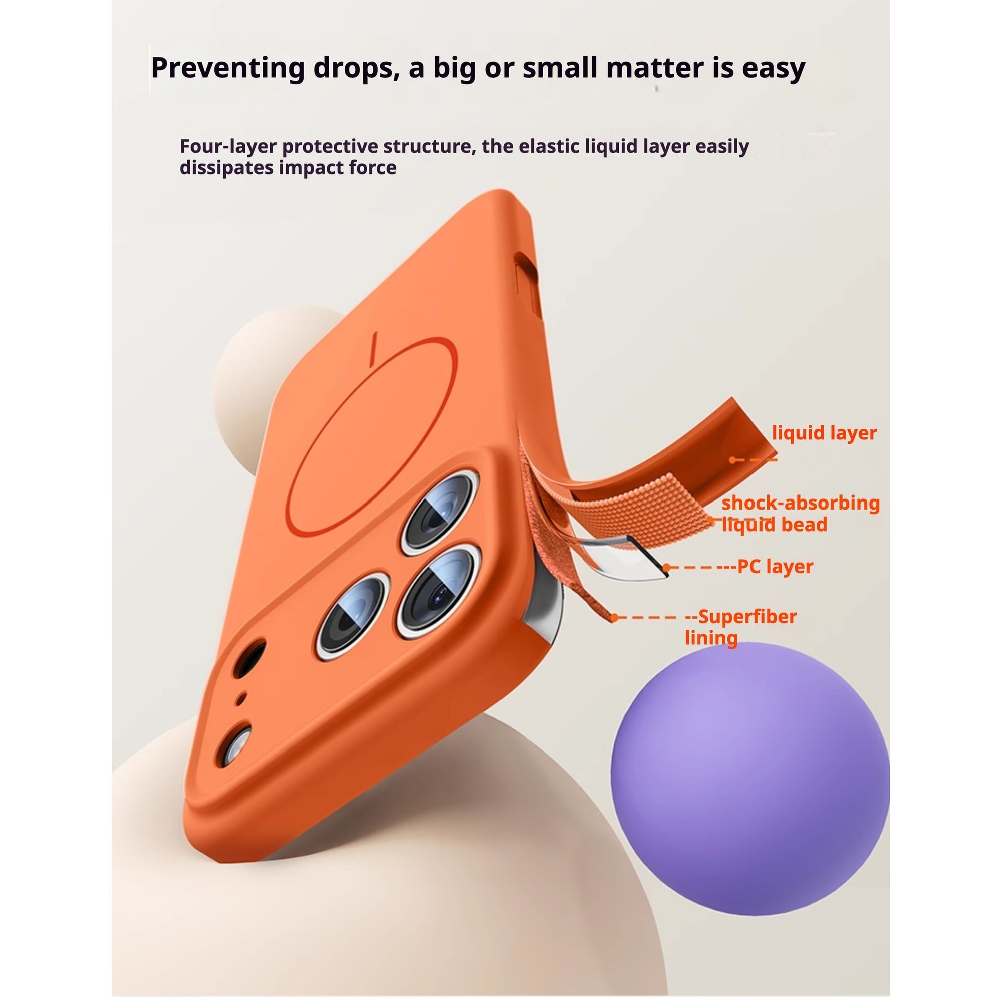 Husa de protectie, pentru Apple iPhone 17 Pro Max / iPhone 18 Pro Max, Silicone Case, MagSafe, Calitate Premium, Interior din microfibra, Albastru deschis