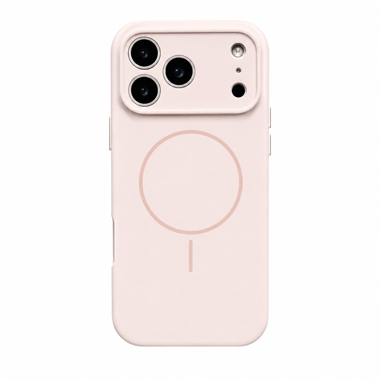 Husa de protectie, pentru Apple iPhone 17 Pro / iPhone 18 Pro, Silicone Case, SZGULAIKE, MagSafe, Calitate Premium, Interior din microfibra, Roz deschis