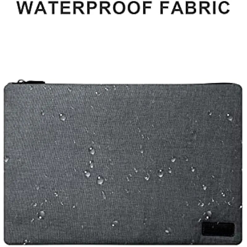 Husa laptop 16 inch, minimalista, rezistenta la apa, gri, 16x24x2cm