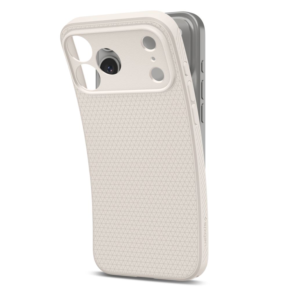Husa Spigen Liquid Air compatibila cu iPhone 18 Pro / 17 Pro, Bej