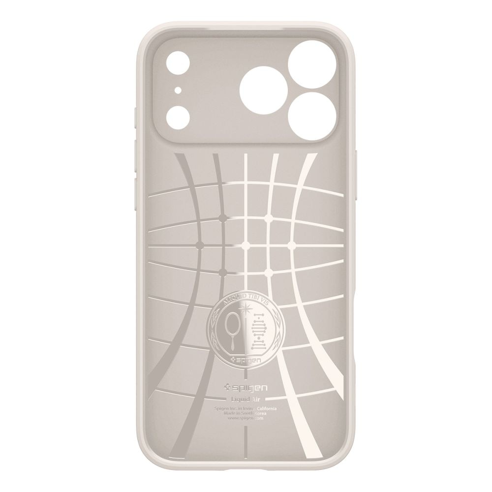 Husa Spigen Liquid Air compatibila cu iPhone 18 Pro / 17 Pro, Bej