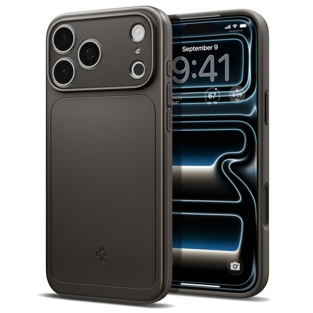 Husa Spigen Thin Fit Mag cu MagSafe compatibila cu iPhone 18 Pro / 17 Pro, Gunmetal