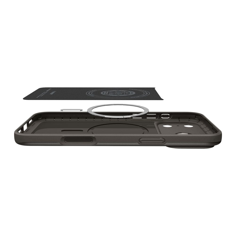 Husa Spigen Thin Fit Mag cu MagSafe compatibila cu iPhone 18 Pro / 17 Pro, Gunmetal