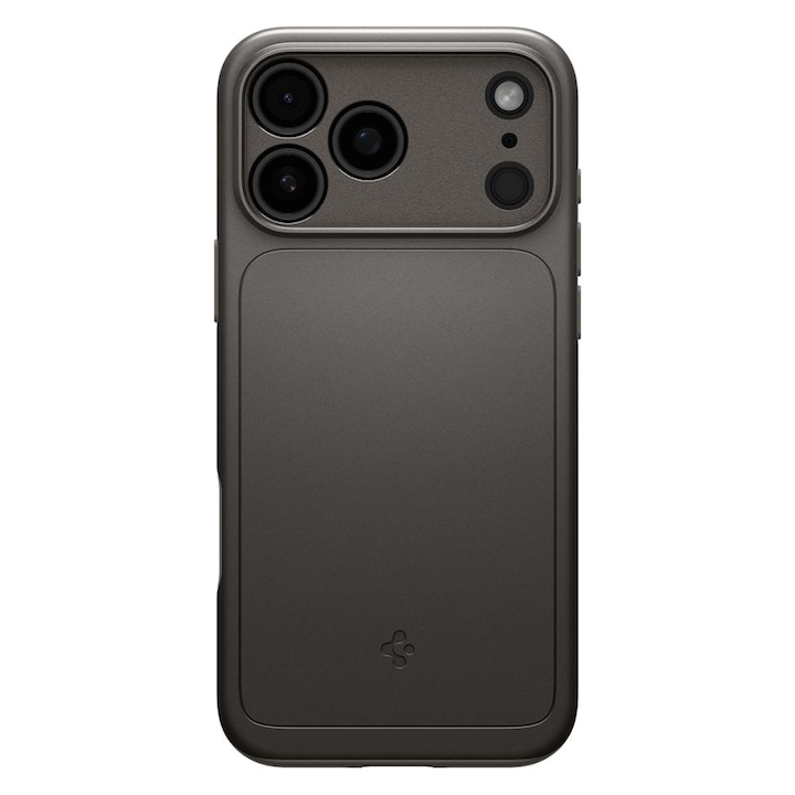 Husa Spigen Thin Fit Mag cu MagSafe compatibila cu iPhone 18 Pro / 17 Pro, Gunmetal