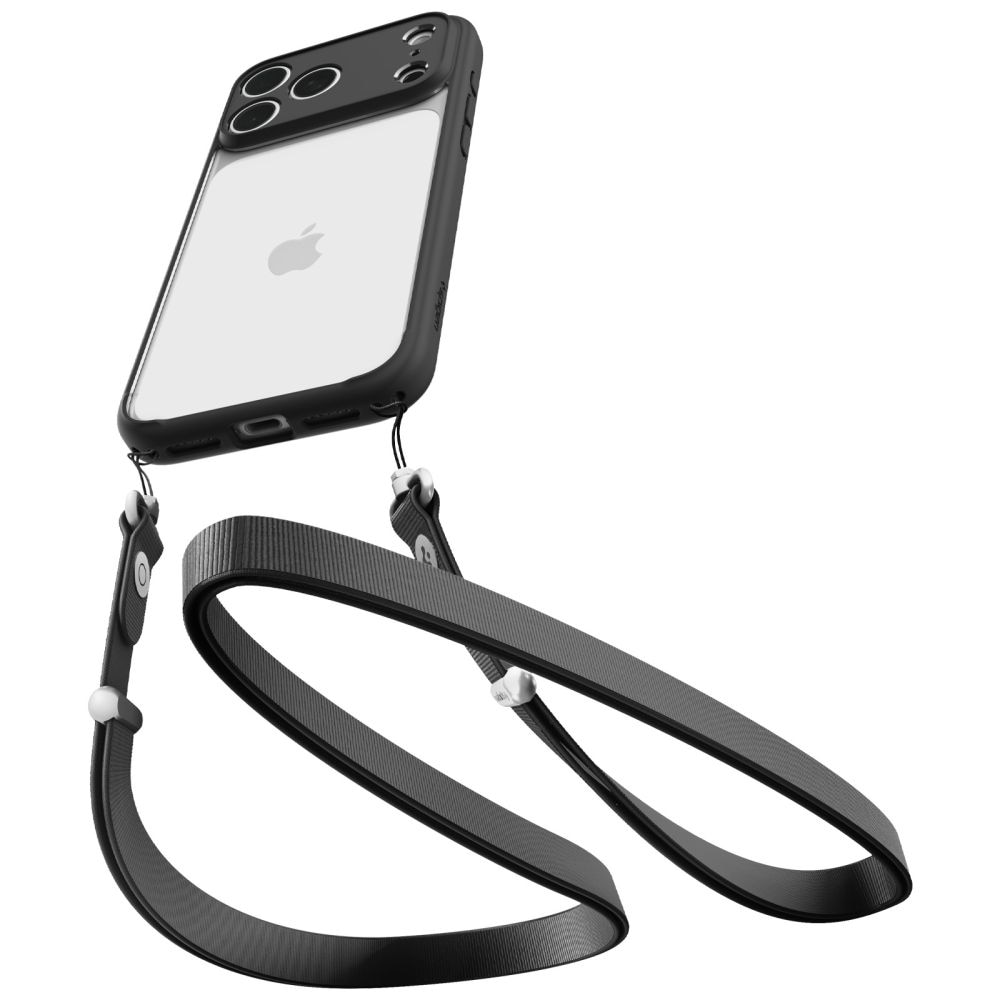Husa Spigen Ultra Hybrid compatibila cu iPhone 18 Pro / 17 Pro, Negru