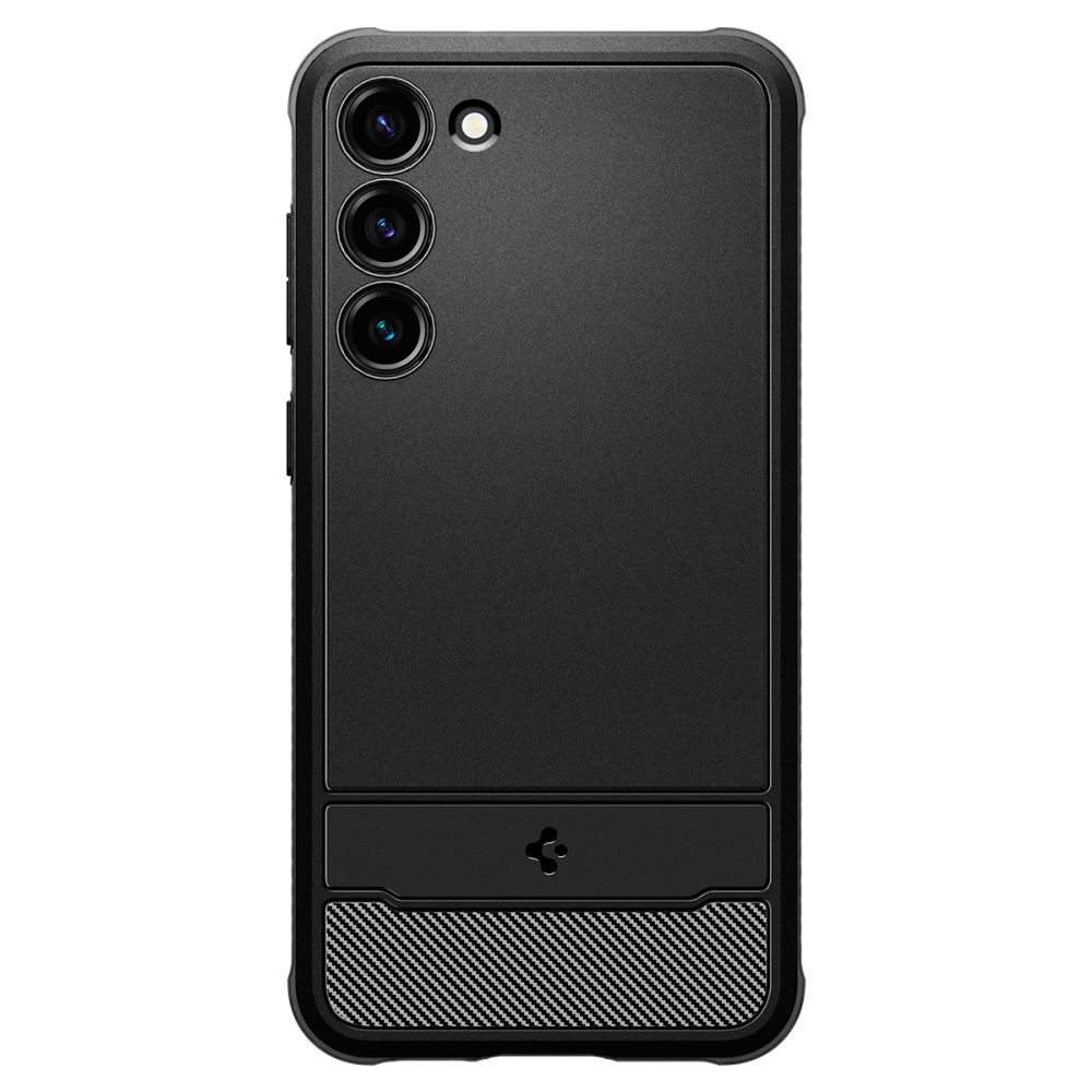 Husa Telefon Spigen, Rugged Armor, compatibil cu Samsung Galaxy S23, negru