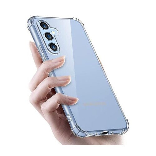 Set Husa pentru Samsung Galaxy A17 / A18 si Folie Ecran, Silicon Antishock, Transparent, Folie cu suport amprenta, BzStore