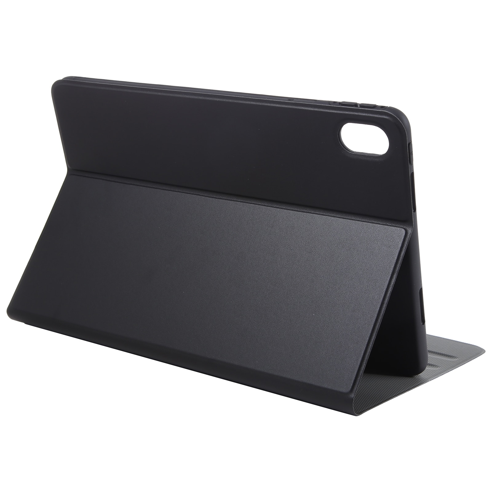 Husa tableta pentru Huawei MatePad 11 2023, textura elastica, piele tip carte, cu suport, inchidere magnetica, Negru