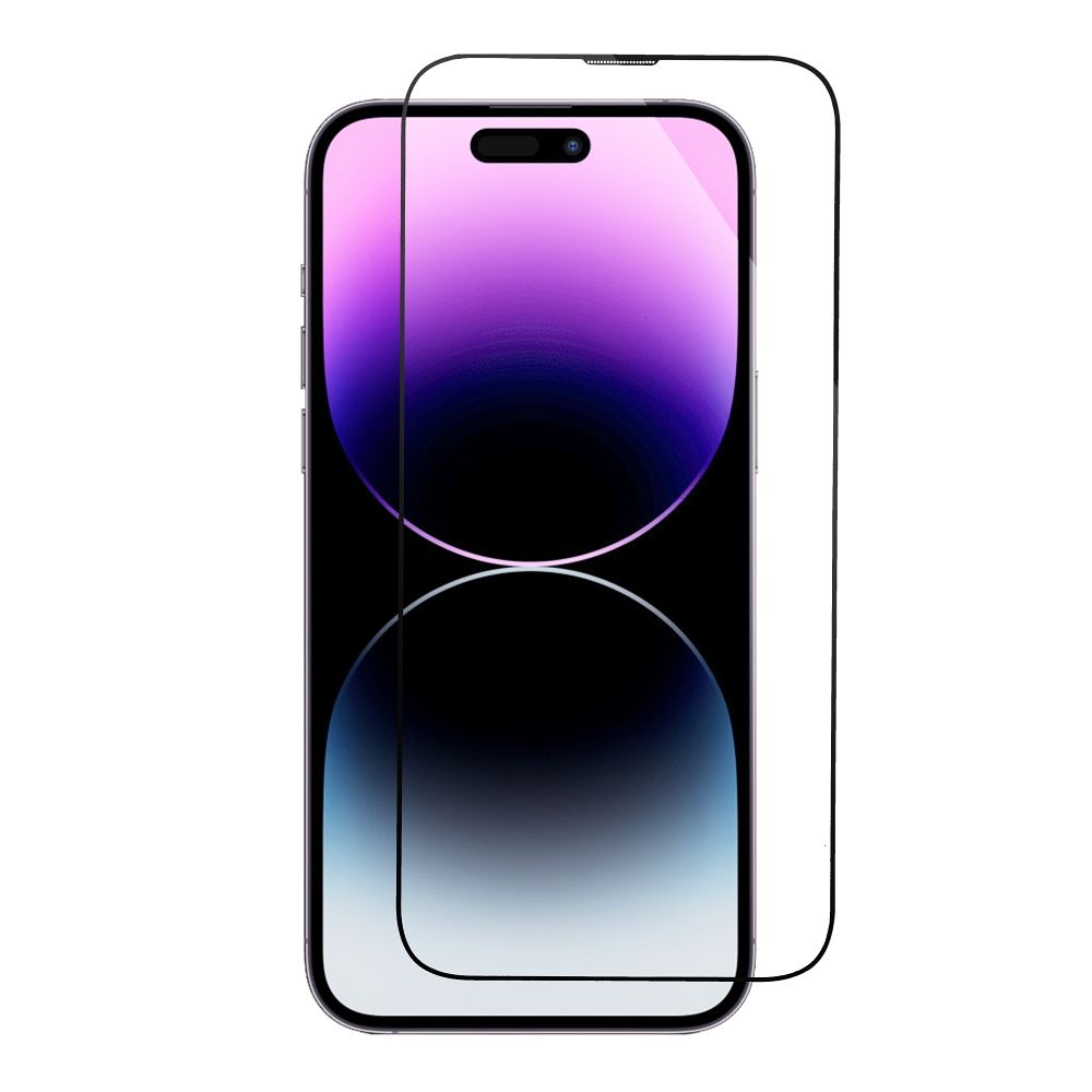 Folie sticla PremiumCell compatibil cu iPhone 14 Pro, instalare usoara si rapida cu dispozitiv de potrivire automata in 30 sec cu instalare usoara, protectie telefon