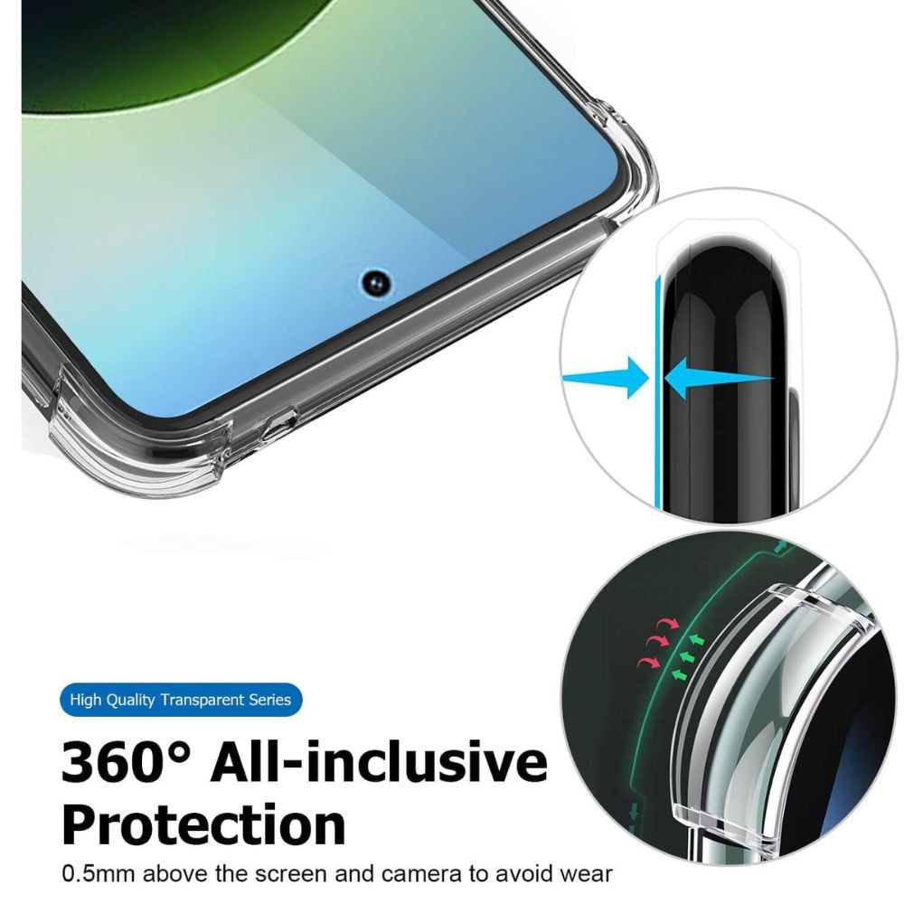 Husa Silicon Antisoc G-Tech Liquid, Compatibil cu Honor 600 Smart 5G, Slim, din silicon high tech, Protectie la Camera, Transparent