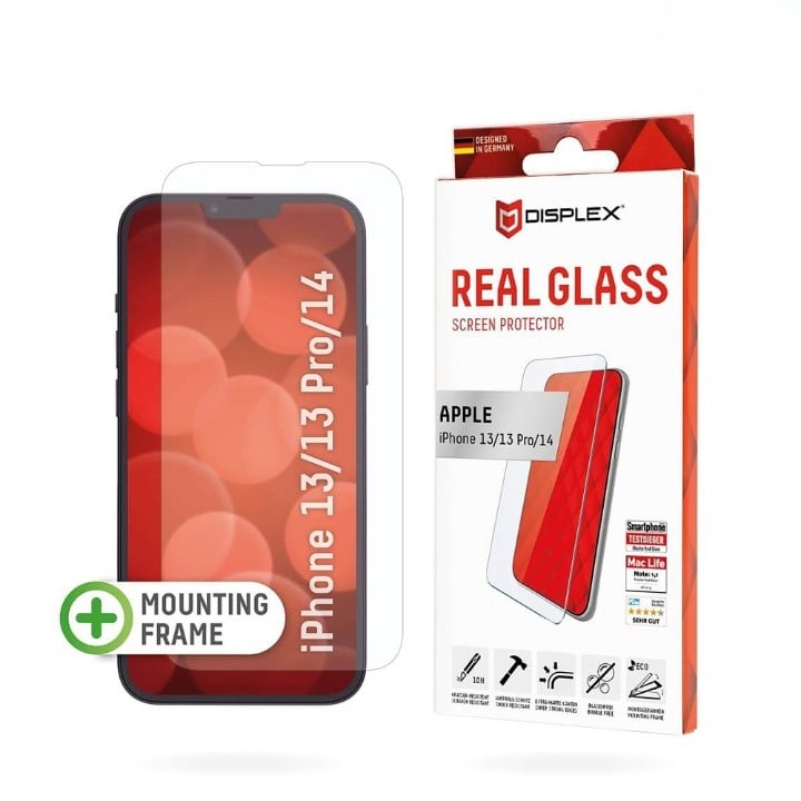 Folie pentru iPhone 13 / 13 Pro / 14 - Displex Real Glass 2D - Clear