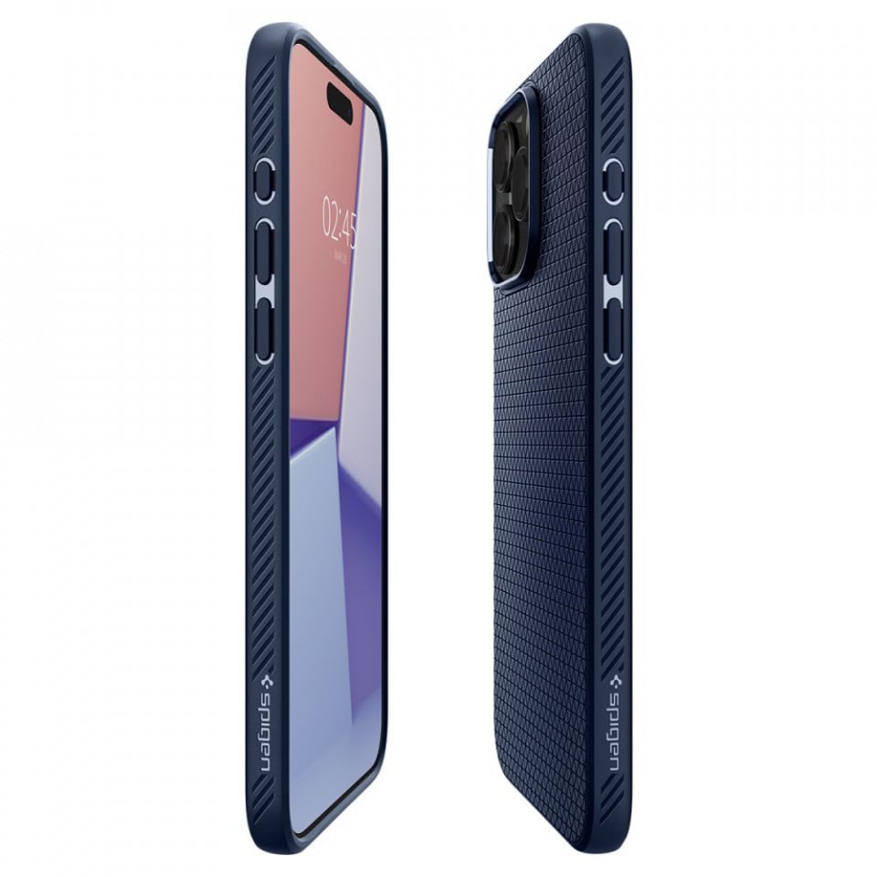 Husa pentru iPhone 15 Pro Max - Liquid Air - Navy Blue