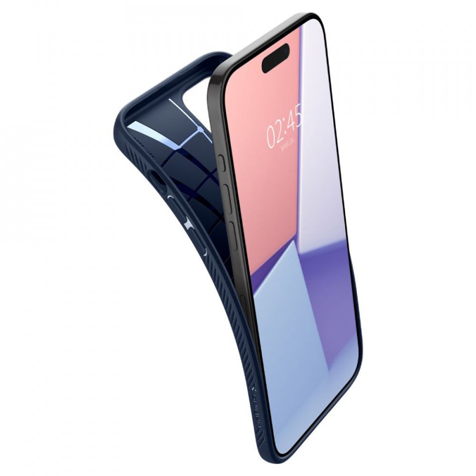 Husa pentru iPhone 15 Pro Max - Liquid Air - Navy Blue