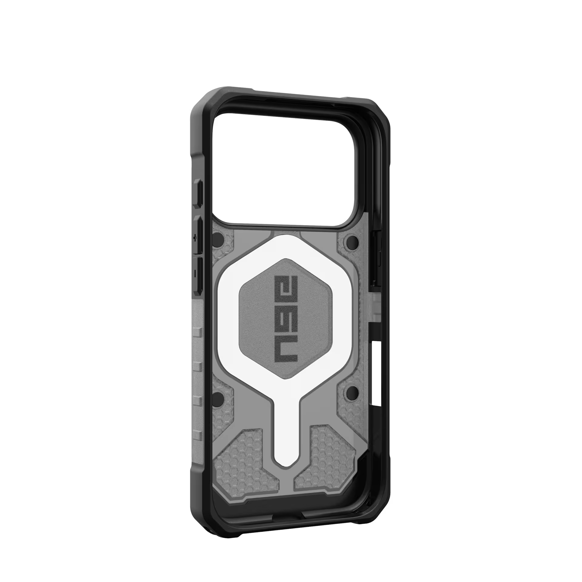 Husa de protectie UAG Pathfinder Clear MagSafe pentru iPhone 17 Pro, Ash/Black