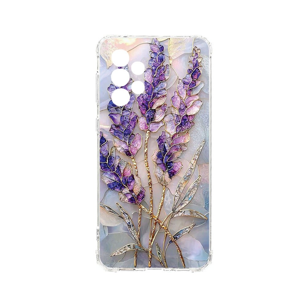 BestCase® Husa Anti Shock Compatibila cu Samsung Galaxy A52, Floral - Golden Hydrangea, 1118473 AS 2080