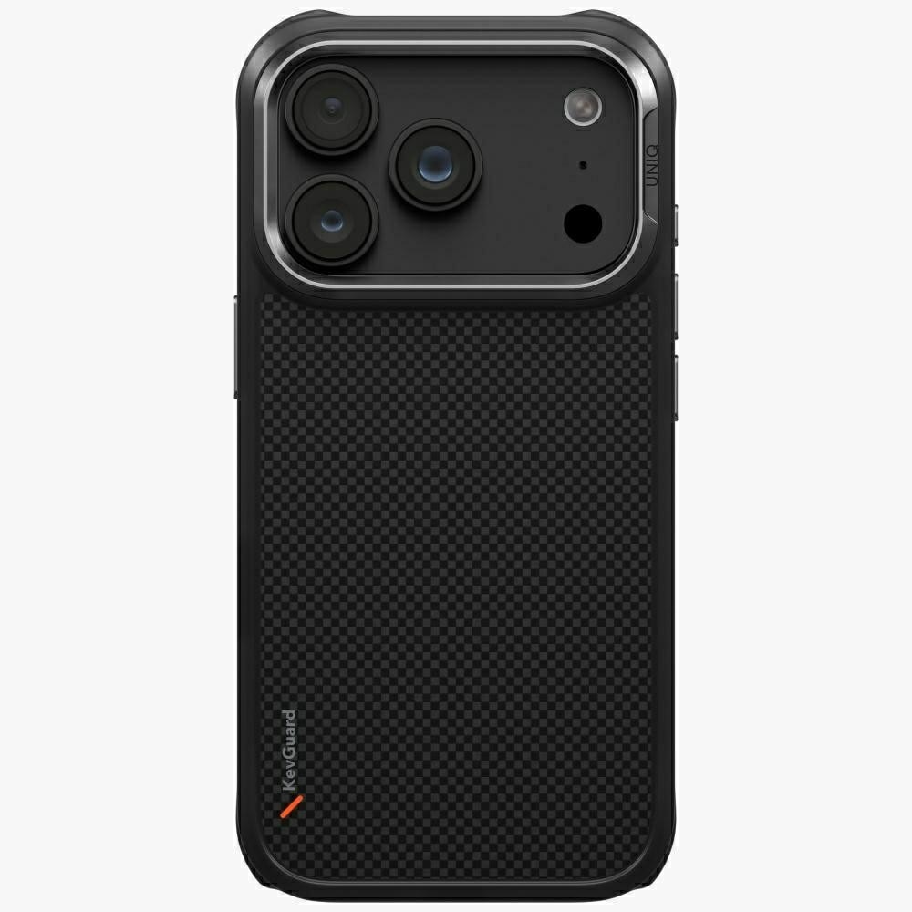 Husa UNIQ Keva Magclick compatibila cu iPhone 18 Pro / 17 Pro, Negru