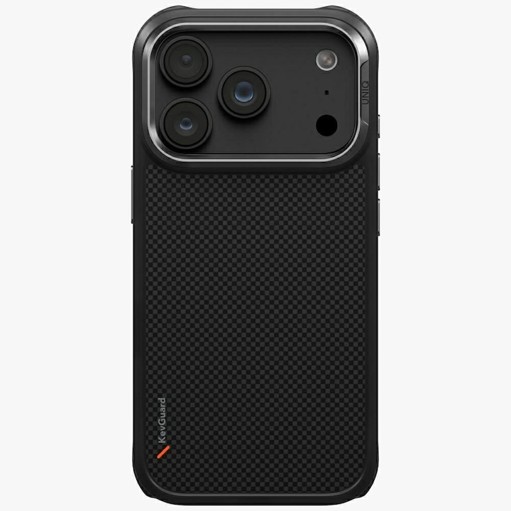 Husa UNIQ Keva Magclick compatibila cu iPhone 18 Pro / 17 Pro, Negru