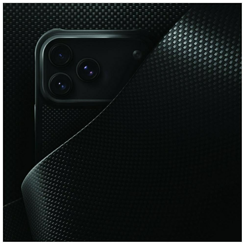 Husa UNIQ Keva Magclick compatibila cu iPhone 18 Pro / 17 Pro, Negru